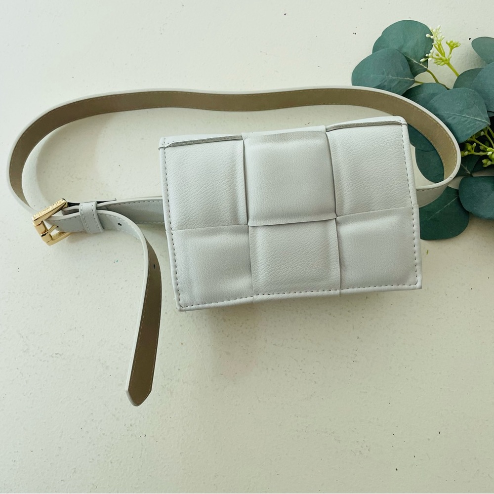 Steve Madden Oversized Woven Belt Bag